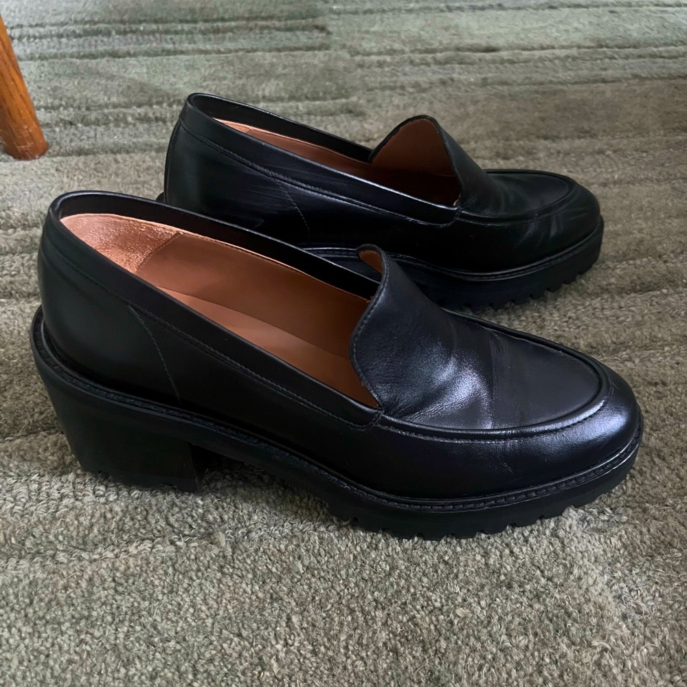Flattered heeled loafers EU38/US8